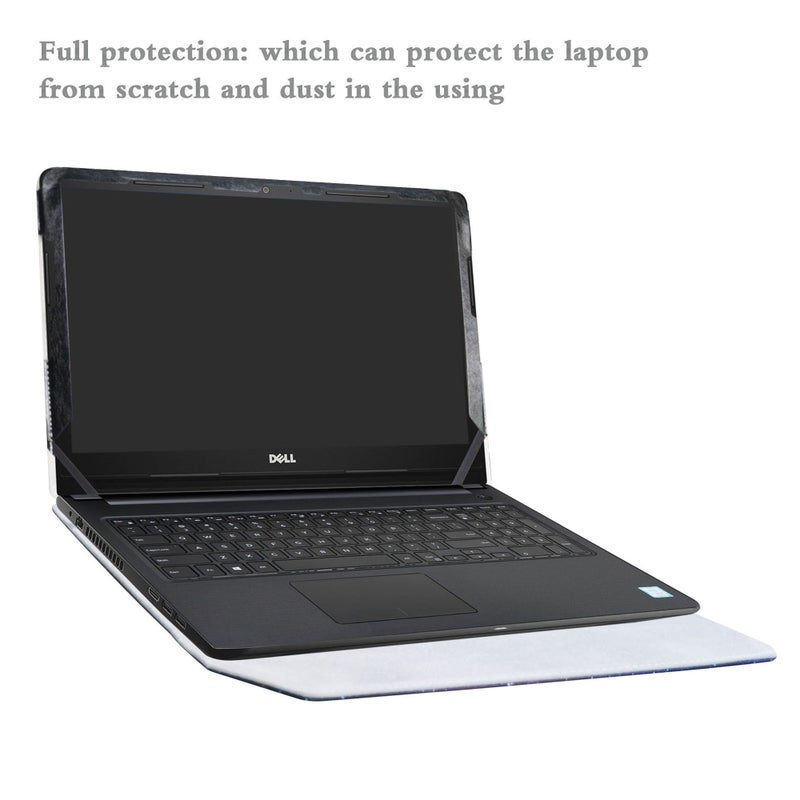 Alapmk Protective Case Cover for Dell Inspiron 15 3593 3595 3585 3584 3583 3582 3581 3580 3573 3567 3565 3568 3576 3573 3551 3552 3558 15.6" Laptop(Note:Not fit 3542 3543 3541),Galaxy - Image 5